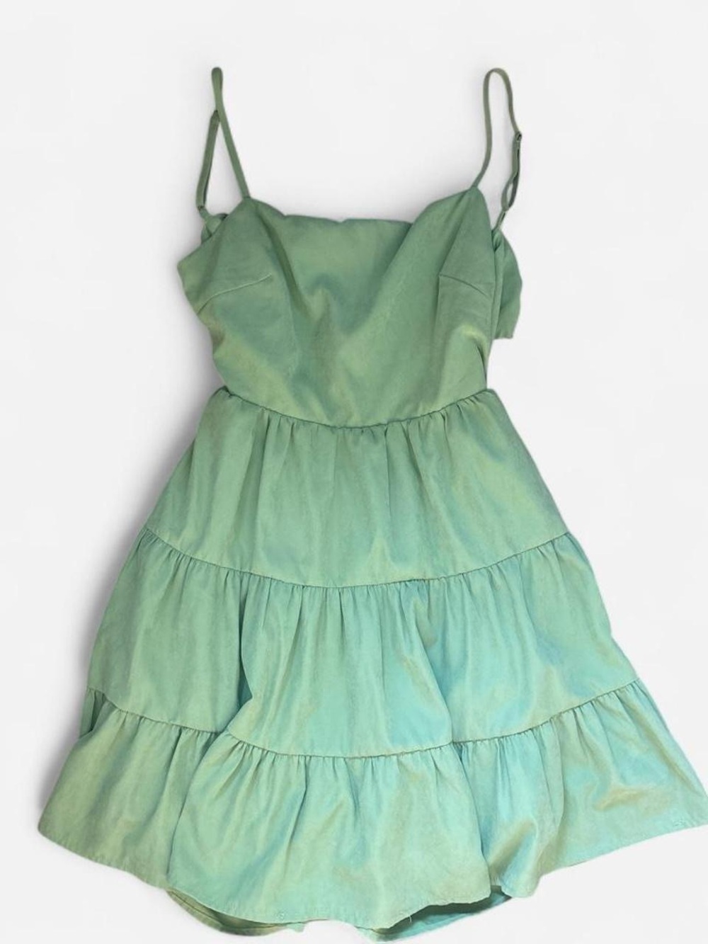 Princess Polly Mint Green Summer Mini Dress - Size 4